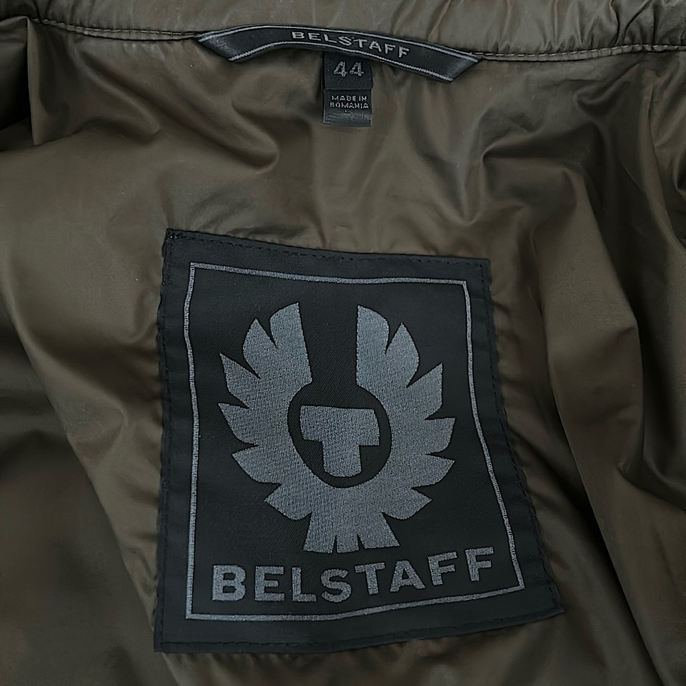 Belstaff Army Green Aynsley Diamond Quilted Jacket Coat **Sz 44/US Size L** 💚💚 - Picture 8 of 10